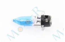 Лампа фари P15D-25-1 12V 50/50W синя