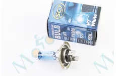 Лампа фари галоген H7 12V 55W PX26D Super White