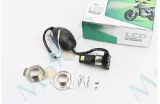 Лампа фари діодна LED-3 SUPER універсальна (к-кт різних кріплень)