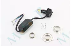 Лампа фари діодна LED-4 SUPER універсальна (к-кт різних кріплень)