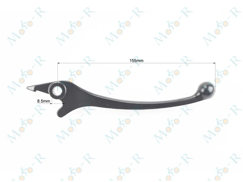 Фото 4 - Loncin LX250-15 Рычаг руля правый (диск. тормоз), чёрный