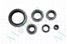 Сальники двигуна CG 125/CG250 (34х50х7, 20х34х7,16х28х7,14х28х7,14х22х5, 6.5х14.5х7)