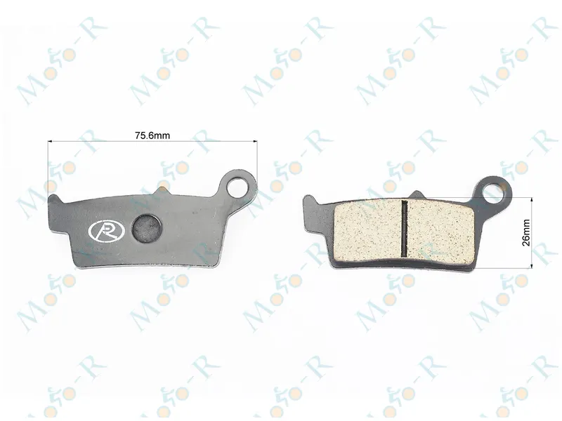 Фото 3 - Loncin LX250GY-3 Тормозные колодки (дисковые) к-кт, тип 2