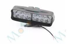 Фара додаткова світлодіодна вологозахисна - 16 LED з кріпленням, прямокутна 160*50мм