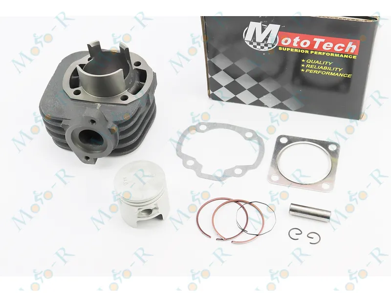 Фото 2 - Цилиндр к-кт (цпг) Suzuki LET'S 65cc-44мм (палец 10мм) Mototech Тайвань