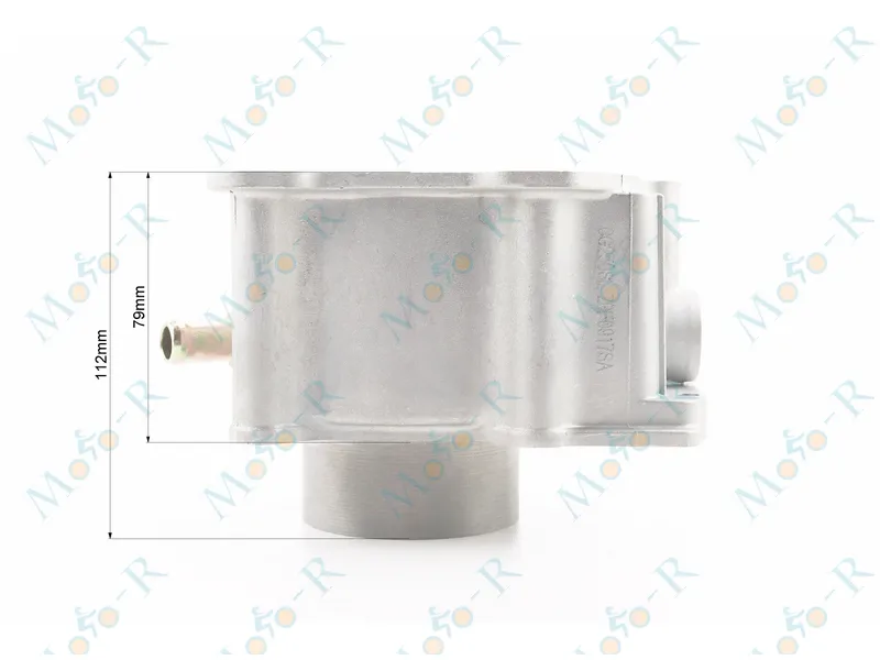 Фото 5 - CG250-OHV Цилиндр к-кт (цпг) 250cc - 67мм - водяное охлаждение (высота цилиндра 79/111мм) (палец 16мм)