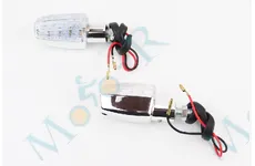 Поворот діодний LED ПРЯМОКУТНИК ХРОМ, 2шт