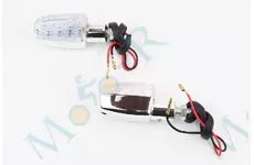 Поворот діодний LED ПРЯМОКУТНИК ХРОМ, 2шт