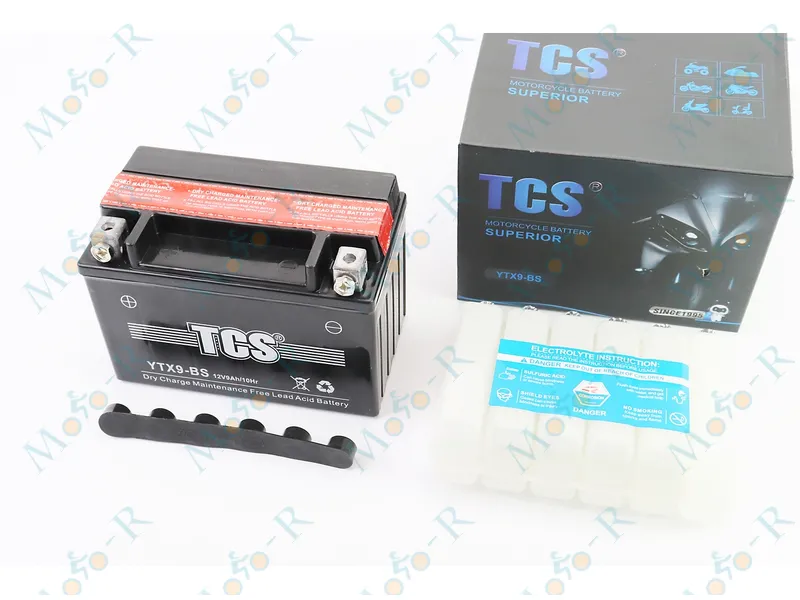Фото 2 - Аккумулятор 12V9Ah YTX9-BS кислотный (L150*W87*H105mm) TCS
