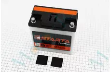  Акумулятор 12V9Аh 6МТС-9 кислотний (L140*W75*H140mm), кругла клема, 