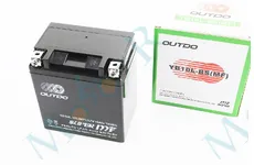  Акумулятор 12V10Аh YB10L-BS кислотний (L135*W90*H145mm) OUTDO