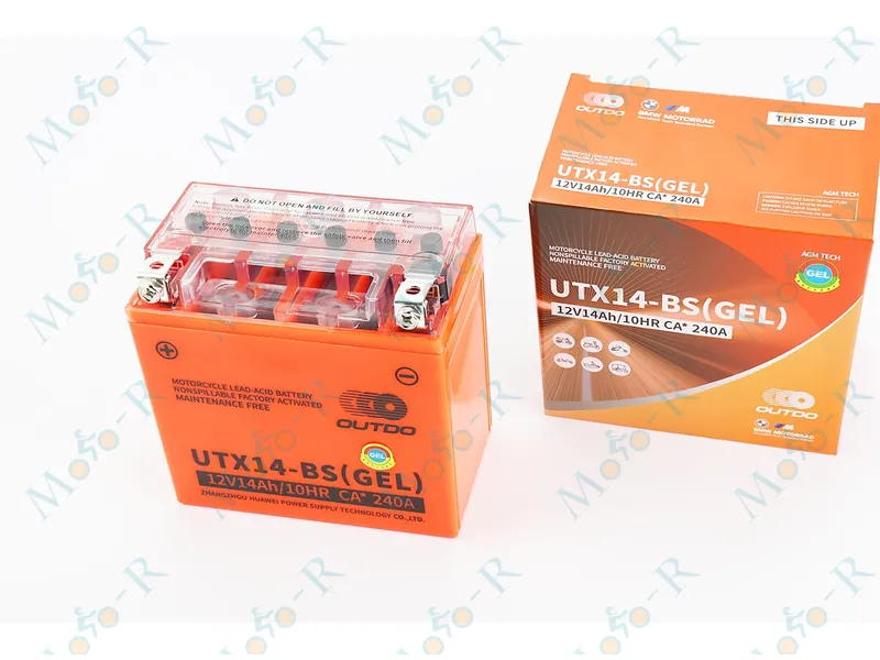 Фото 2 - Аккумулятор 12V14Аh UTX14-BS GEL (L150*W85*H145mm) OUTDO