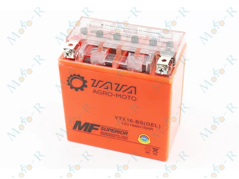 Фото 2 - Аккумулятор 12V14Аh YTX16-BS GEL (L150*W87*H161mm) TATA