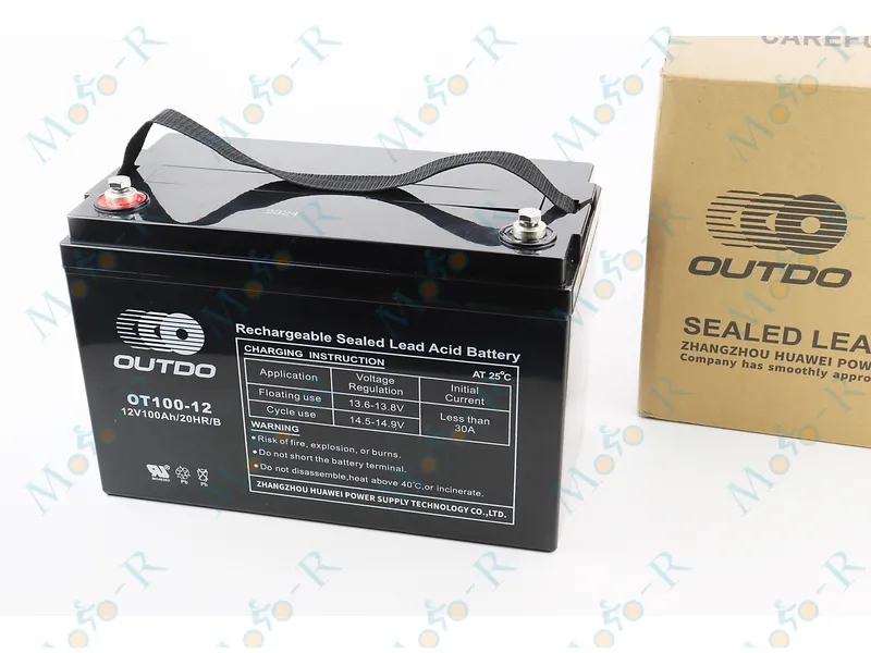 Фото 2 - Аккумулятор 12V100Ah OT100-12 кислотный (L333*W173*H222mm) для ИБП, игрушек и др. OUTDO