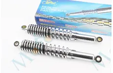  Амортизатор Мінськ задній 340mm*d50mm (втулка 12mm / втулка 12mm) регул., хром к-кт 2шт