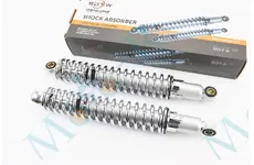  Амортизатор Мінськ задній 340mm*d50mm (втулка 12mm / втулка 12mm) регул., хром к-кт 2шт SDTW