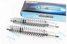 Амортизатор Мінськ задній 340mm*d50mm (втулка 12mm / втулка 12mm) регул., хром к-кт 2шт RUIKAI