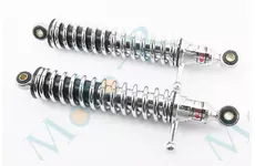  Амортизатор задній ІЖ 325mm*d50mm (втулка 10mm / втулка 10mm) з важелем регул., хром к-кт 2шт