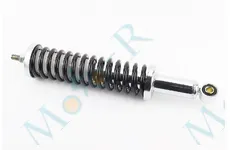 Амортизатор коляски ІЖ 300mm*d52mm (втулка 10mm / різьблення М10mm), чорний, біла втулка