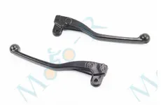 Важель гальма, зчеплення ЯВА 12V (рибки), чорні, к-кт 2шт