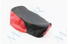 Чохол сидіння МТ (еластичний, міцний матеріал) чорний/червоний