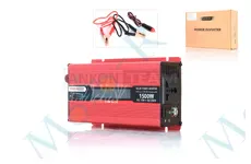  Інвертор AC/DC‑12V/220V, 1500/3000W, LCD екран, 1хUSB 2.1A, одна розетка #ATPI‑3