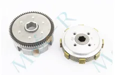 Зчеплення в зборі CB150 (4 болта, 5 дисків, корзина 70 зубів)