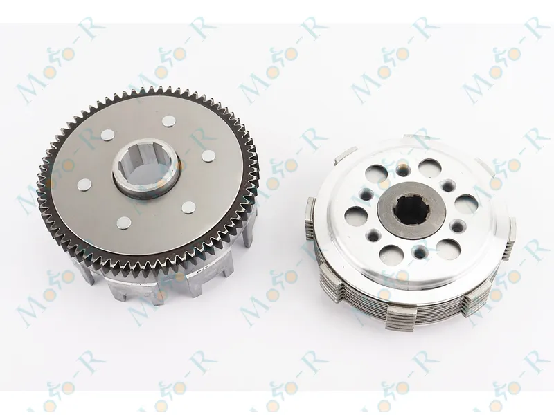 Фото 3 - Сцепление в сборе CB 200 ( 6 болтов, 6 дисков, корзина 70 зубов )