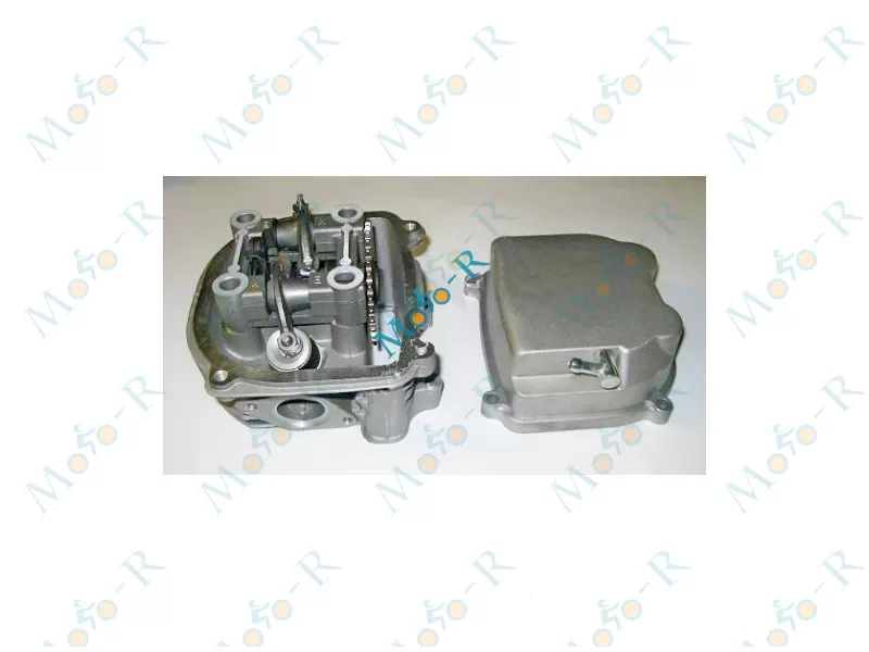 Фото 2 - Головка циліндра GY6 80 cc (Ø47mm) повний комплект + кришкаSEE (тайвань)