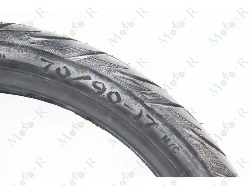 Фото 3 - Мотошины 70/90-17 DELI TIRE SВ-128 (бескамерная шина)