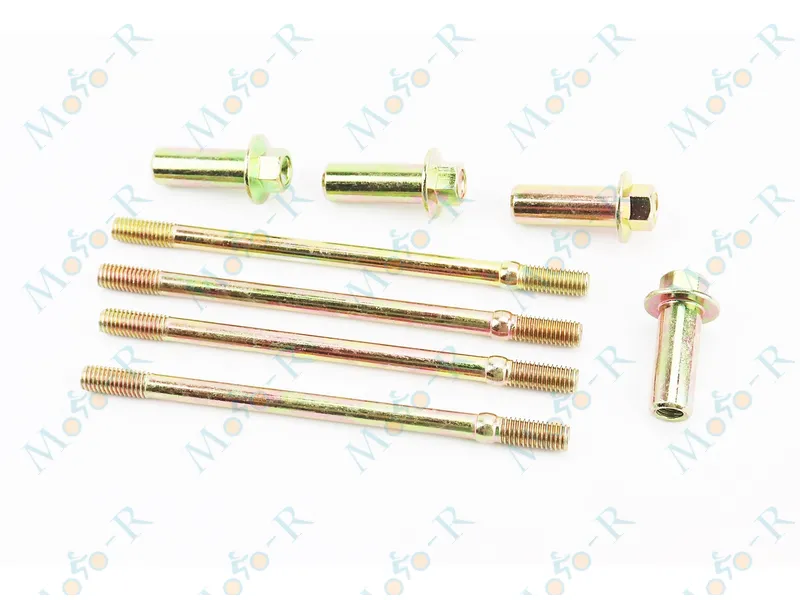 Фото 2 - Шпильки+ гайки головки цилиндра CG 125 -150cc Sonik 4 шт