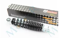 Амортизатор задній GY6/Yamaha - 240мм*d50мм (втулка 10мм/вилка 8мм), чорний