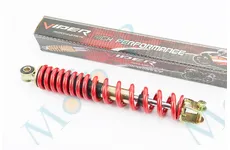  Амортизатор задній GY6/Honda - 295мм*d41мм (втулка 10мм/вилка 8мм), червоний GX-Viper