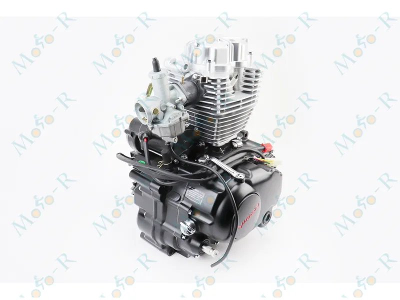 Фото 3 - Двигун мотоциклетний у зборі CGB-200cc (164FMLR) + карбюратор (з балансувальним валом)