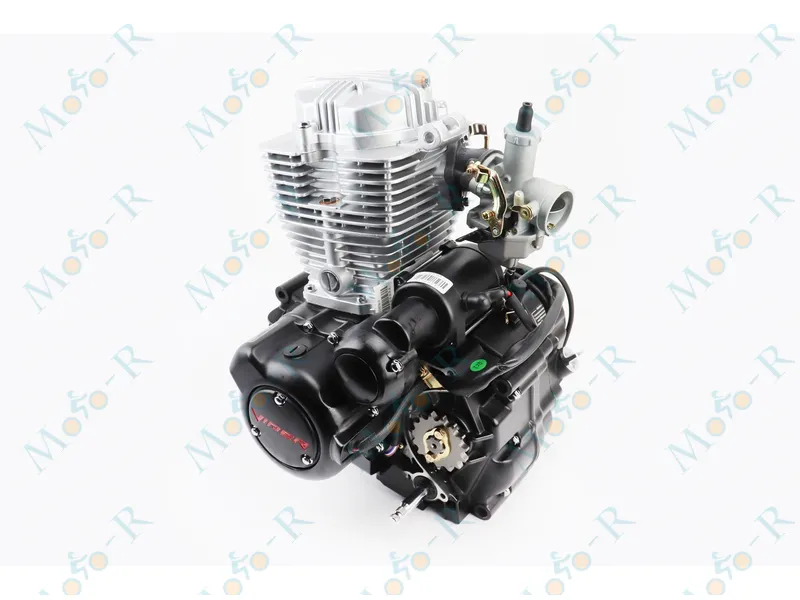 Фото 4 - Двигун мотоциклетний у зборі CGB-200cc (164FMLR) + карбюратор (з балансувальним валом)