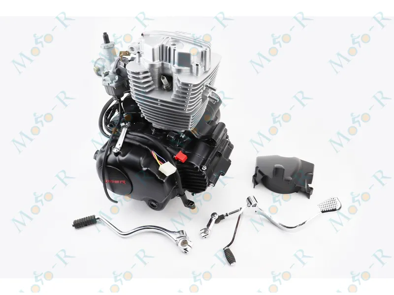 Фото 2 - Двигун мотоциклетний у зборі CGB-200cc (164FMLR) + карбюратор (з балансувальним валом)