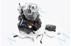 Двигун мотоциклетний у зборі CGB-200cc (164FMLR) + карбюратор (з балансувальним валом)