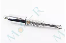  Амортизатор задній JH/CB/CG - 335мм*d55мм (втулка 12мм / втулка 10мм) зі склянкою регул., хром