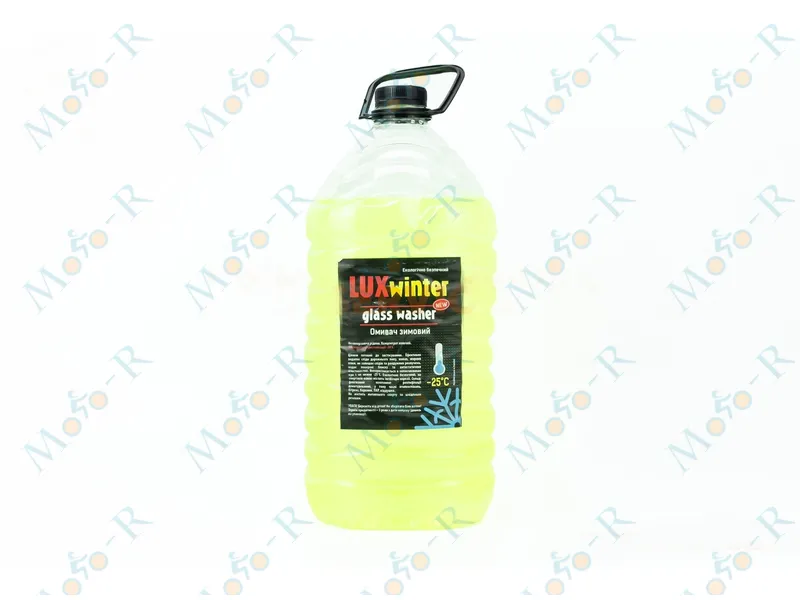 Фото 3 -  Рідина для склоомивача LUX WINTER -20 ° С жовтий, 4,5 L