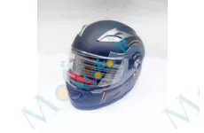 Шолом F2-830 Інтеграл/фул-фейс (full-face) колір FLAT BLACK NEON ORANGE, РОЗМІР (XS 53-54 см)