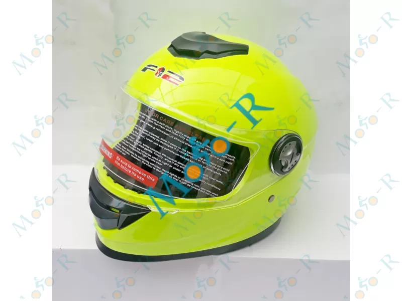 Фото 3 - Шлем Интеграл/фулл-фейс (full-face)  F2-M 65  цвет NEON YELLOW, РАЗМЕР (S 55-56 см)