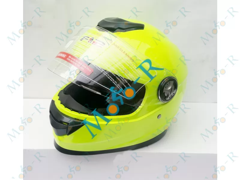Фото 4 - Шлем Интеграл/фулл-фейс (full-face)  F2-M 65  цвет NEON YELLOW, РАЗМЕР (S 55-56 см)