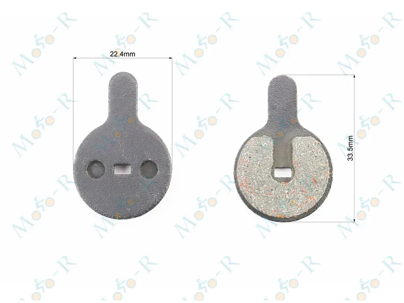 Фото 3 - Тормозные колодки Disk-brake (Kugoo G2 Pro, Bolids Boli-BB8, YINXING),  YL-1057