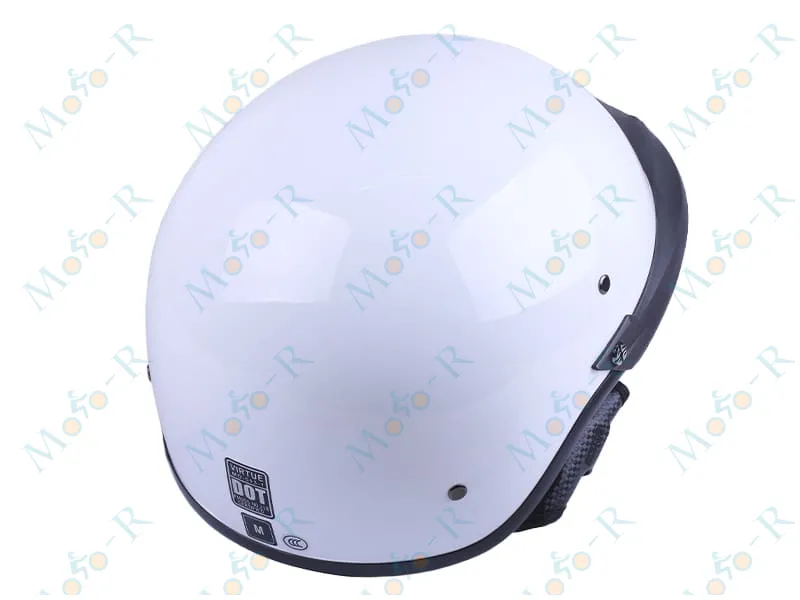 Фото 3 - Шолом MD-513-1 білий глянсовий + чорне скло size S - VIRTUE