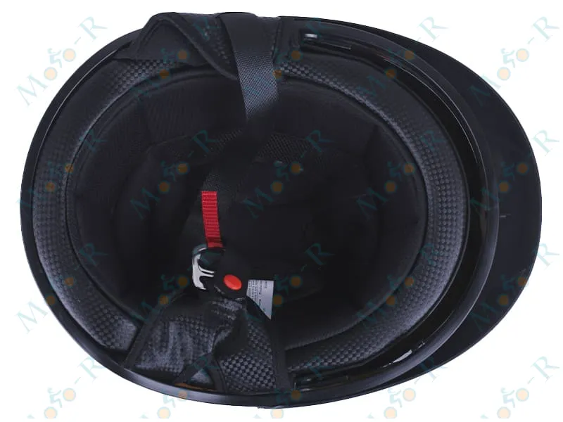 Фото 6 - Шолом MD-513-1 білий глянсовий + чорне скло size S - VIRTUE