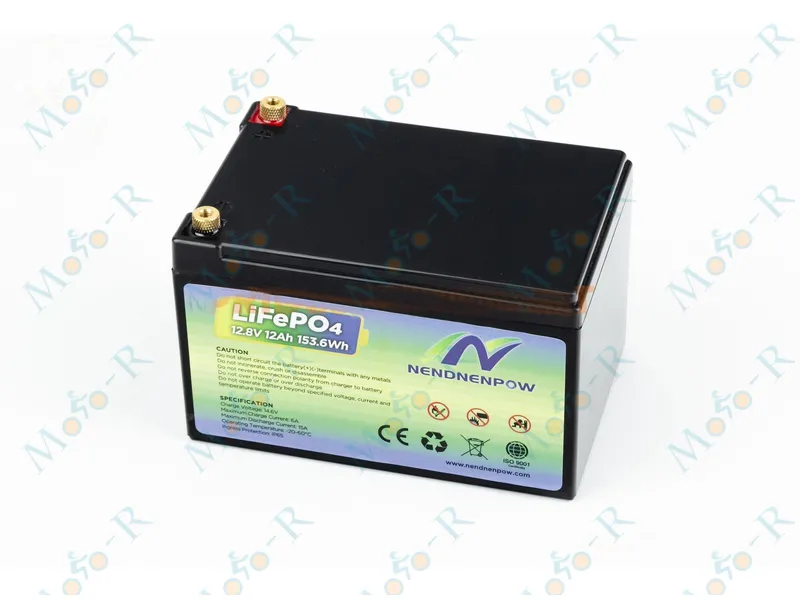 Фото 2 - Аккумулятор 12,8V12Ah 153,6Wh LiFePO4 (L151*W98*H98mm) для ИБП, игрушек и др.
