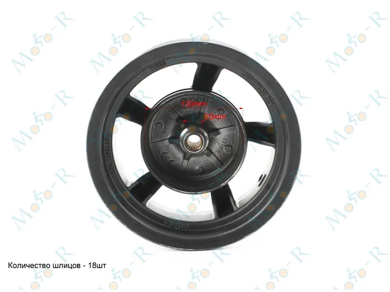 Фото 5 - Yamaha BWS100 Диск колісний ЛИТИЙ задній, MT3,5x10