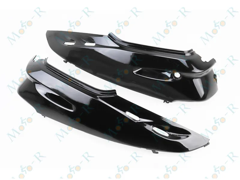 Фото 2 - Honda DIO AF-27/28 пластик - верхний боковой лев+прав к-кт 2шт, ЧЕРНЫЙ