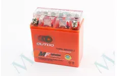 Акумулятор 12 V 5 А гелевий OUTDO (високий) (119x60x128, помаранчевий) Active/JAWA