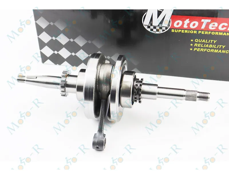 Фото 2 - Коленвал в сборе  4т 50/80 сс (16зуб. на шестерне) Mototech